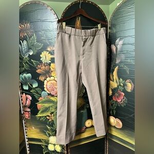Men's Gray Pants with black & gold stripes on sides (uniform? Costume?)